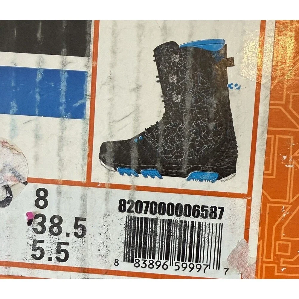 ThirtyTwo Prion SMU Women’s Snowboard Boots US 8 EU 38.5 Black Blue w/ Box